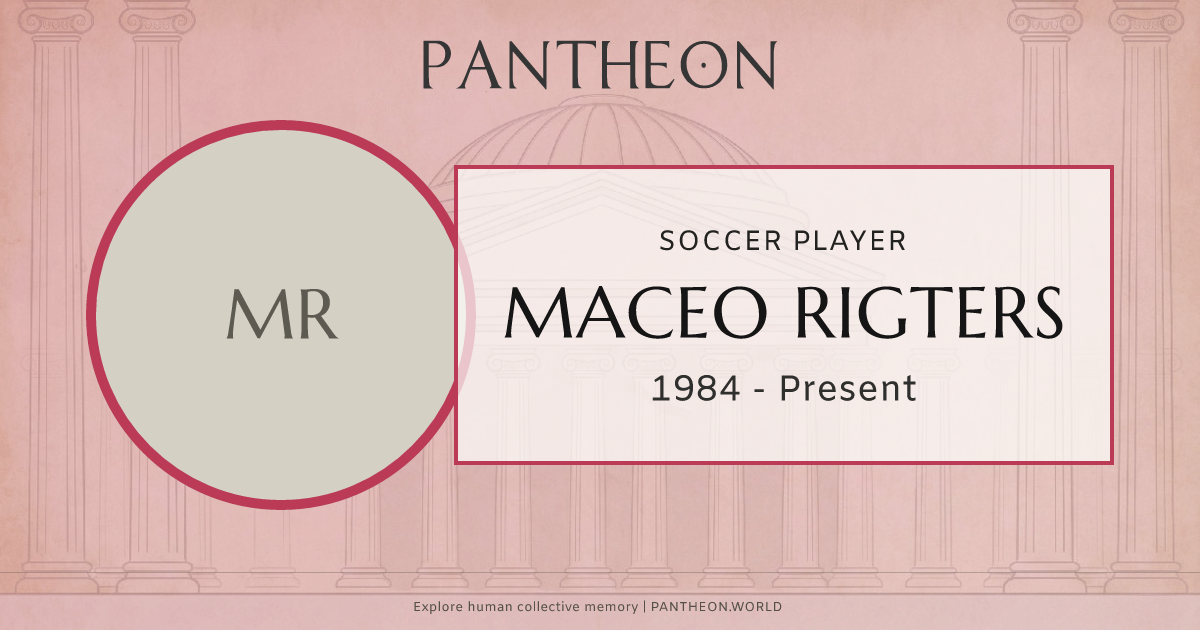 Maceo Rigters Biography | Pantheon