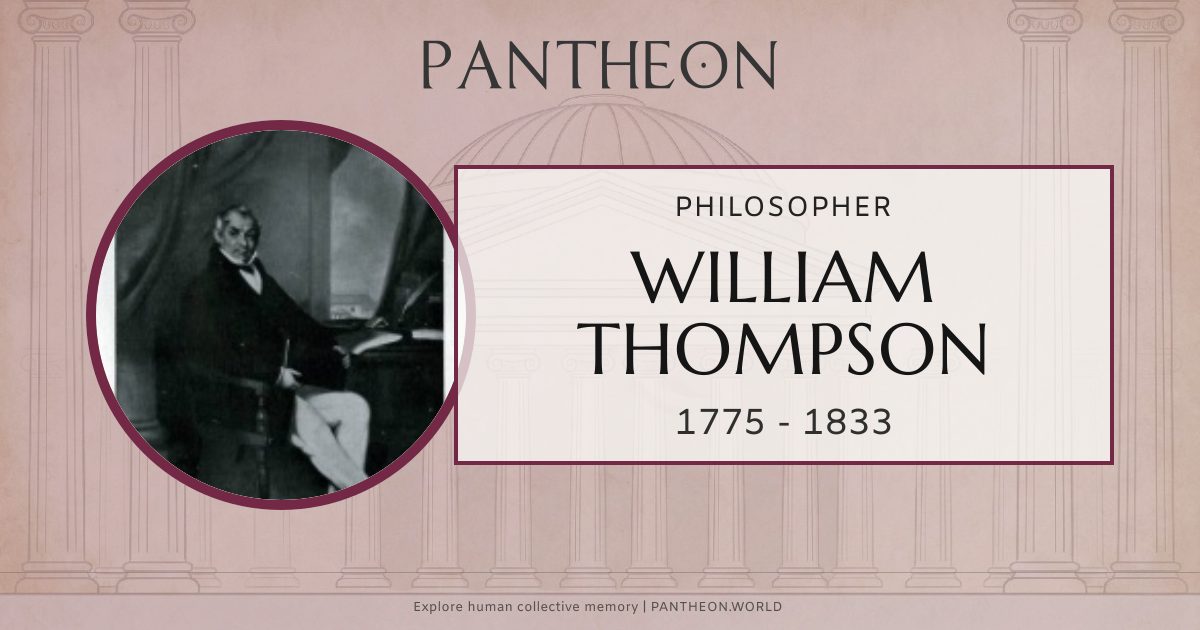 William Thompson Biography | Pantheon