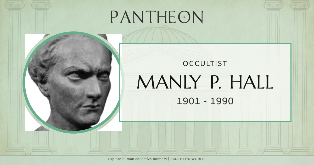 Manly P. Hall Biography | Pantheon
