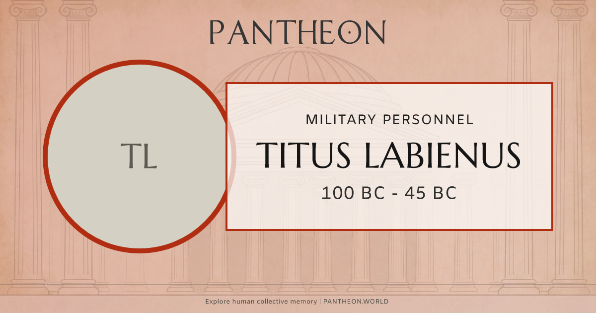 Titus Labienus Biography | Pantheon