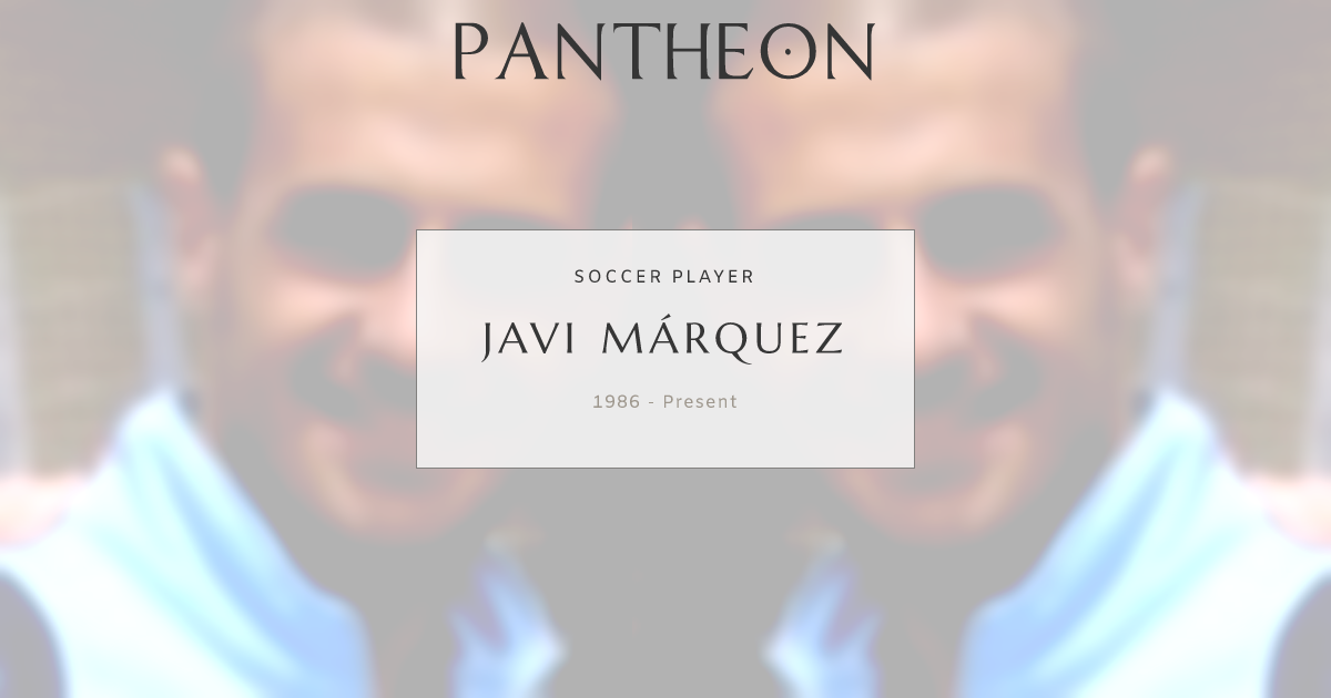 Javi Márquez Biography | Pantheon