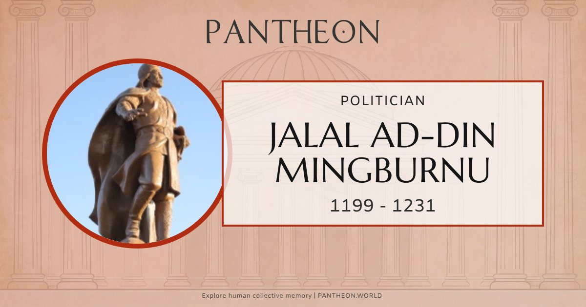 Jalal ad-Din Mingburnu Biography | Pantheon