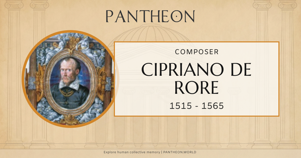 Cipriano de Rore Biography | Pantheon