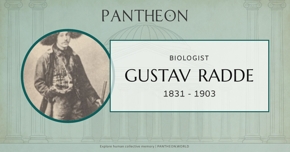 Gustav Radde Biography | Pantheon