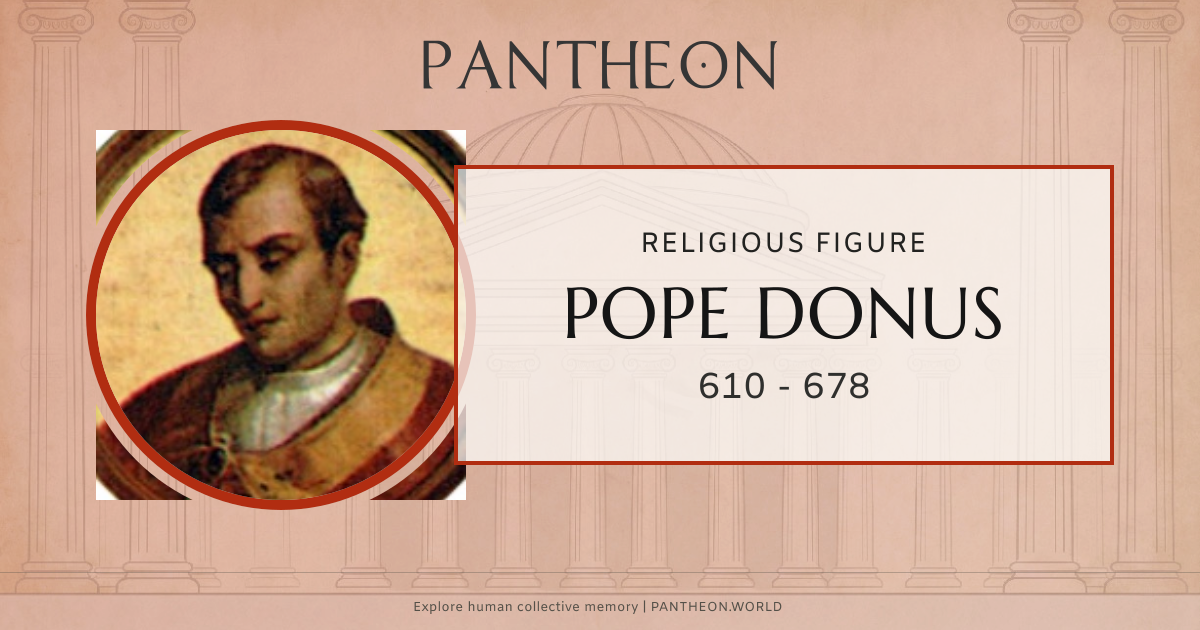 Pope Donus Biography Pantheon