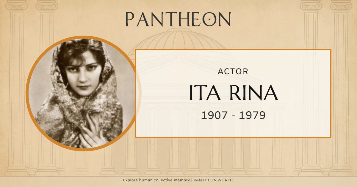Ita Rina Biography | Pantheon
