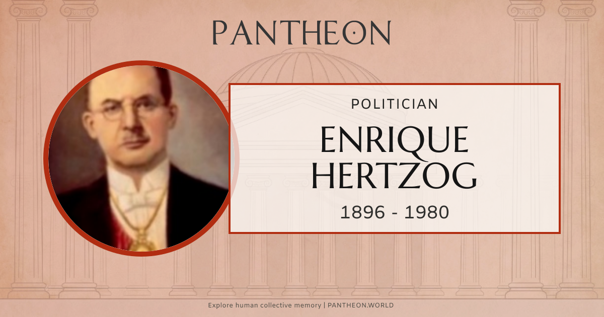 Enrique Hertzog Biography | Pantheon
