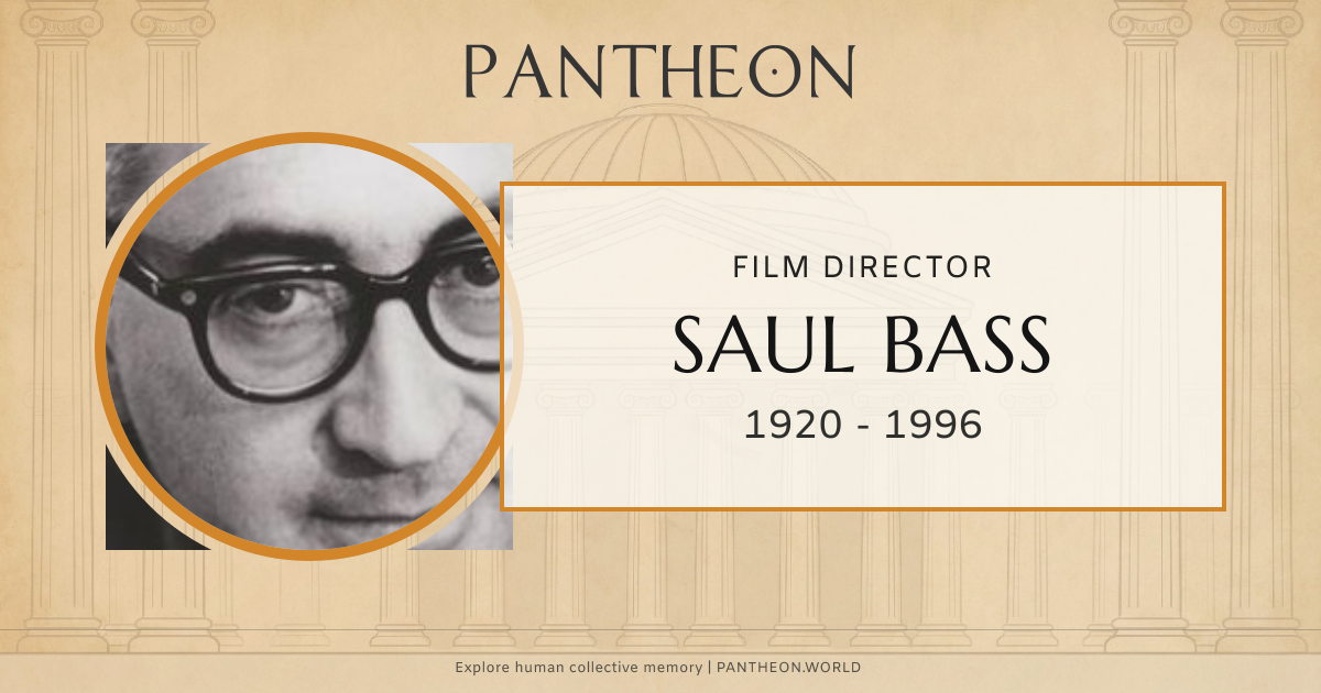 Saul Bass Biography Pantheon
