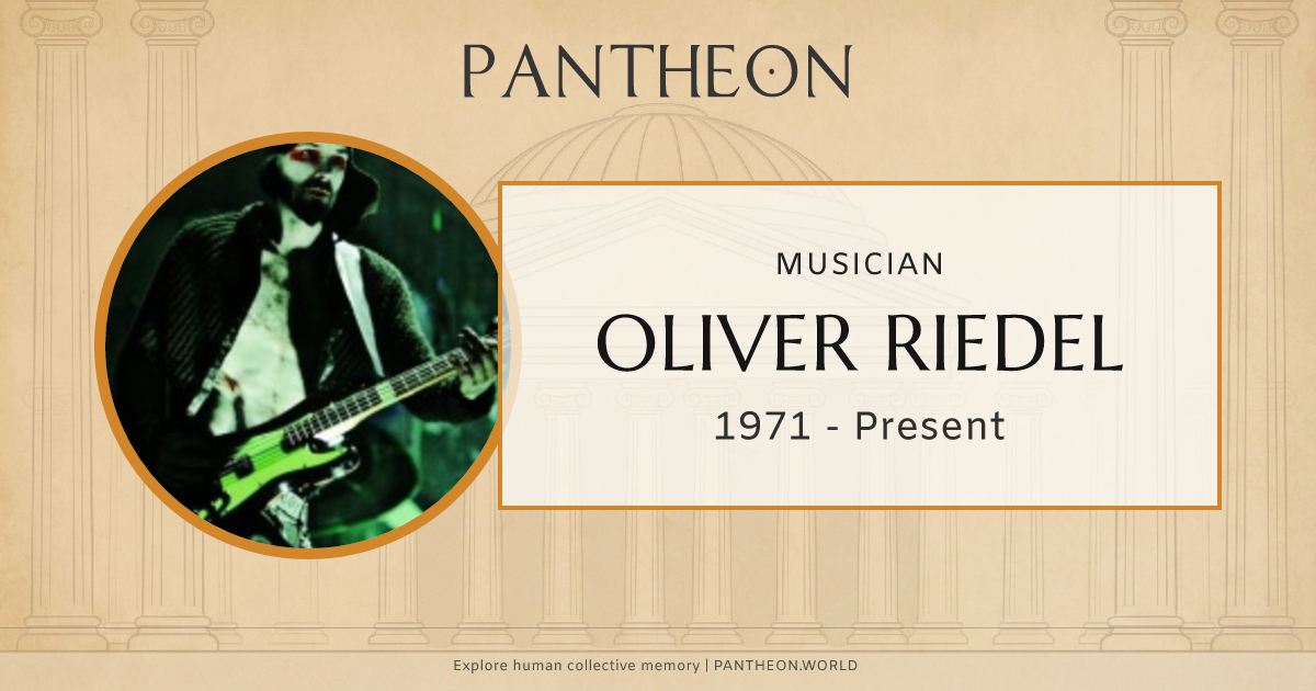 Oliver Riedel Biography | Pantheon