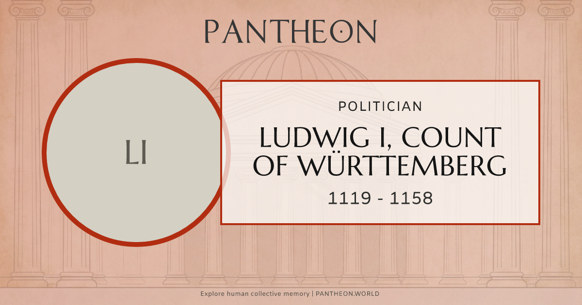 Ludwig I, Count of Württemberg Biography | Pantheon