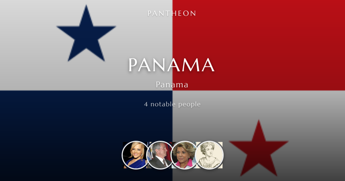 Famous People from Panama, Panama 4 Notable People Pantheon