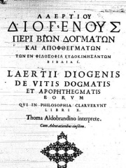 Photo of Diogenes Laërtius