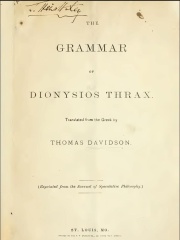 Photo of Dionysius Thrax